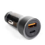 شارژر فندکی هیسکا مدل HCC-316 به همراه کابل تبدیل USB-C