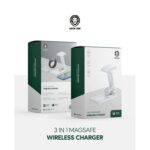 شارژر وایرلس 3 کاره گرین لاین Green Lion 3in1 Magsafe Wireless Charger - تصویر 2