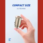 شارژر فندکی الدینیو مدل C506Q به همراه کابل تبدیل type c - تصویر 3