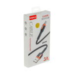 کابل آیفونی فست شارژ Hiska LX-835 3A 1m - Image 4