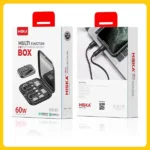 کابل مسافرتي هیسکا مدل HISKA HR-01 6in1 - تصویر 3