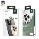 محافظ لنز اچ دی پلاس سری 13 گرین Green camera lens HD plus 13pro/13promax - تصویر 5