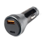 شارژر فندکی  هیسکا مدل HCC-319 به همراه کابل تبدیل USB-C