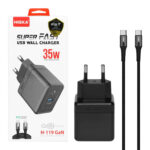 شارژر دیواری هیسکا مدل H-119GAN توان 35 وات به همراه کابل USB-C - تصویر 2