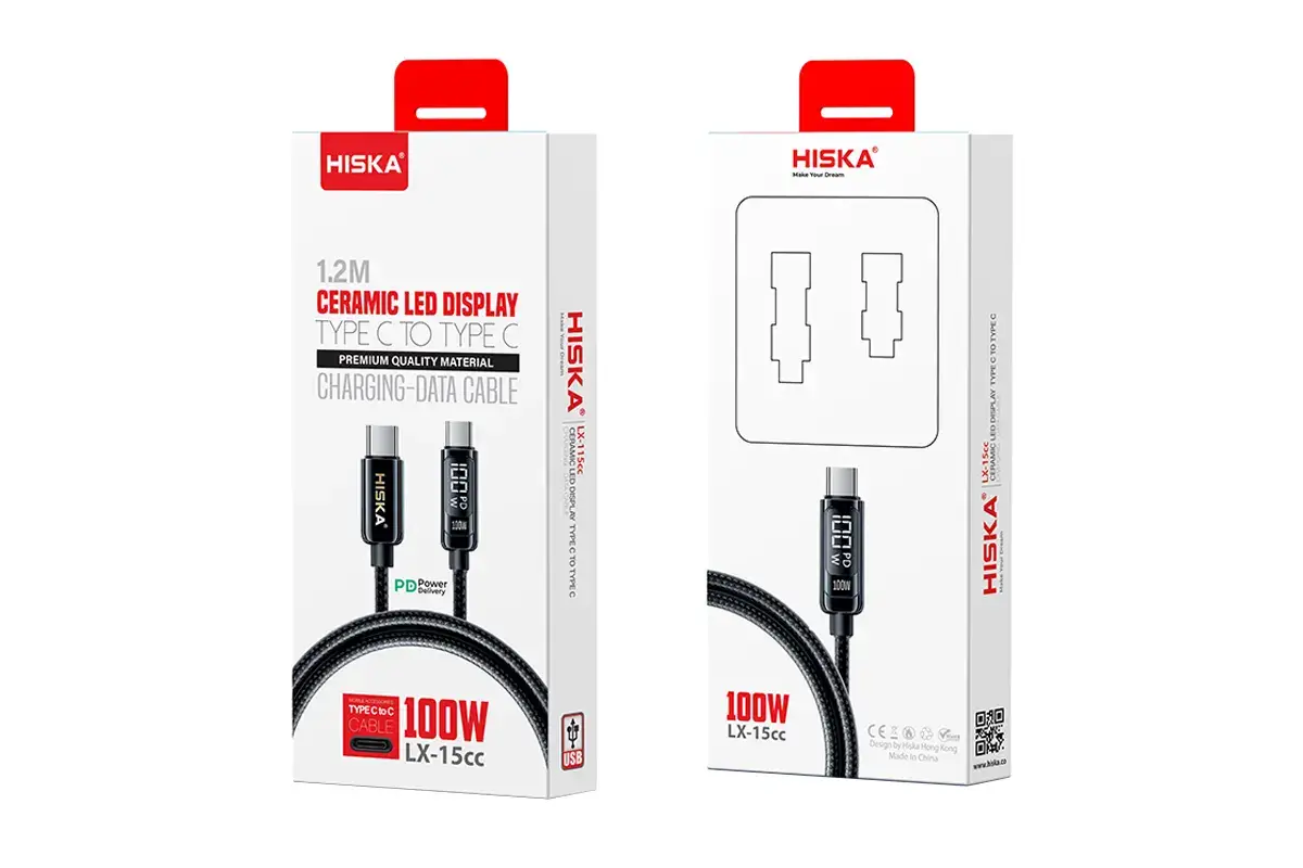 hiska-lx15cc-type-c-to-type-c-1m-box-1.webp کابل Type-C به Type-C هیسکا مدل LX-15CC طول 1 متر - Image 1