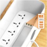 چند راهی 5 خانه برق ارت دار الدینیو SN5310 با کابل 2 متری + شارژر USB - تصویر 5