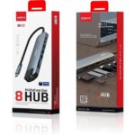 هاب 8 پورت USB-C هیسکا مدل HR-51 - تصویر 6