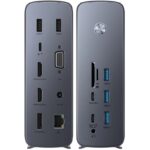 پاور هاب 17 پورت بیسوس Baseus UnionJoy Pro 17-Port Four-Screen Multifunctional HUB Docking Station - تصویر 6