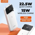 پاوربانک الدینیو مدل PQ11 QC3.0 ظرفیت 10000 میلی آمپر ساعت - تصویر 3