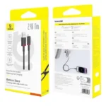 کابل تبدیل USB به لایتنینگ بیسوس مدل Dura طول 1متر - Image 2