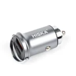 شارژر فندکی هیسکا مدل HCC-306 به همراه کابل تبدیل  USB-C - Image 2