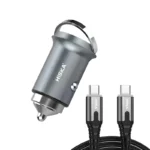 شارژر فندکی هیسکا مدل HCC-306 به همراه کابل تبدیل  USB-C - Image 6