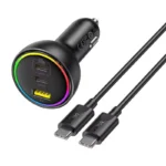 شارژر فندکی 152.5 وات بیسوس مدل C00036101111-00 به همراه کابل USB-C