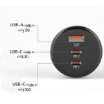 شارژر فندکی 60 وات الدینیو مدل C103 به همراه کابل USB-C - Image 2